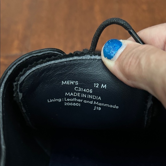 Cole Haan Black Leather Lace-Up Oxfords, Size 12 - Picture 15 of 16